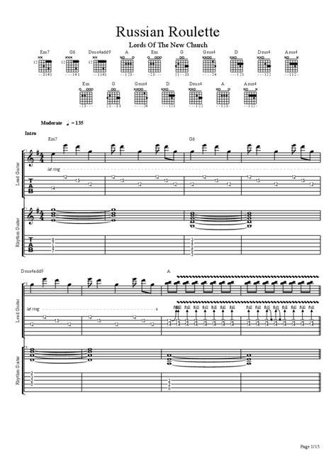 russian roulette chords